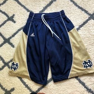 Vintage Adidas Norte Dame Shorts